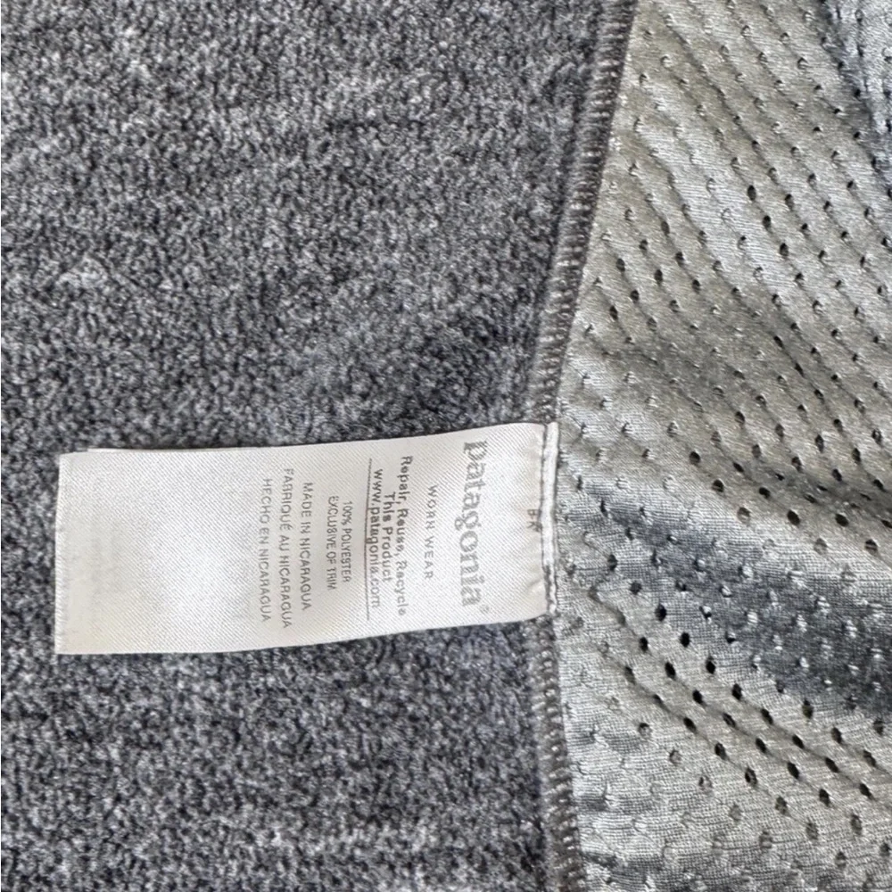 Patagonia Classic Synchilla Fleece Jacket Mens Large Full Zip Grey Gray READ